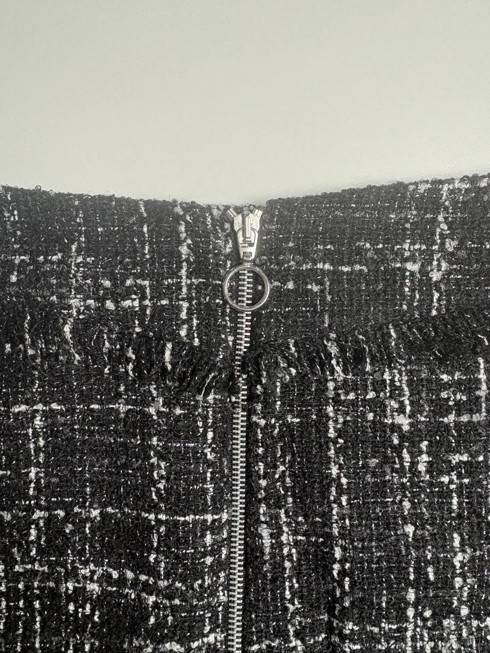 Cama®au black and white wool skirt size 34 – photo 2